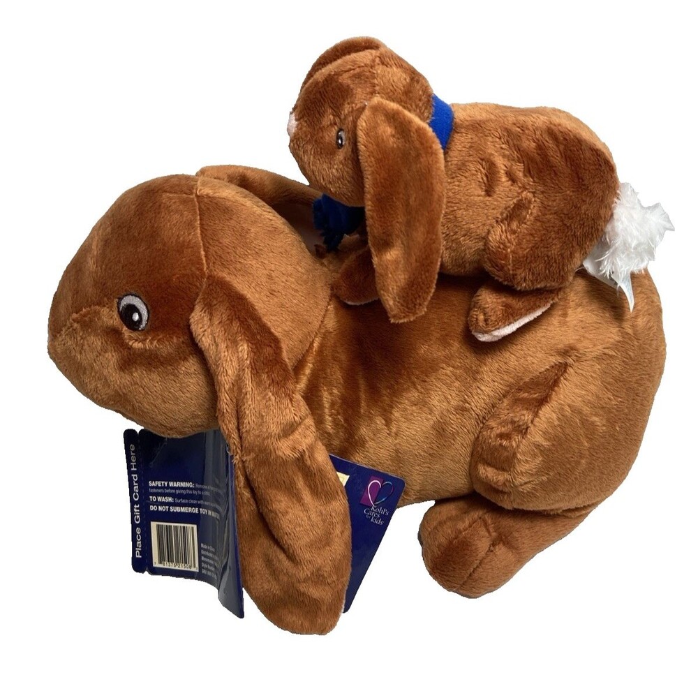 Kohls Cares Bunny Rabbit With Baby Bunny Guess How Much I Love You Plushes